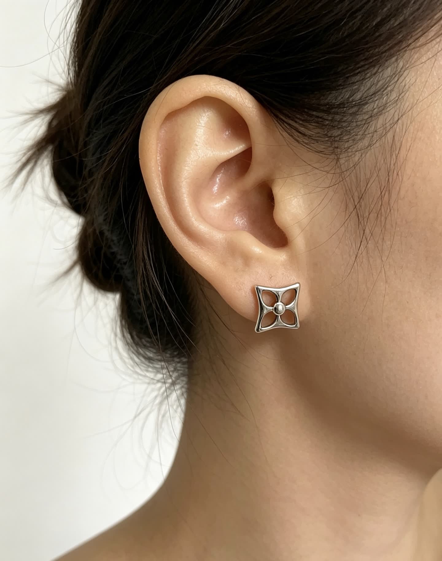 Louis Vuitton Silver Earrings